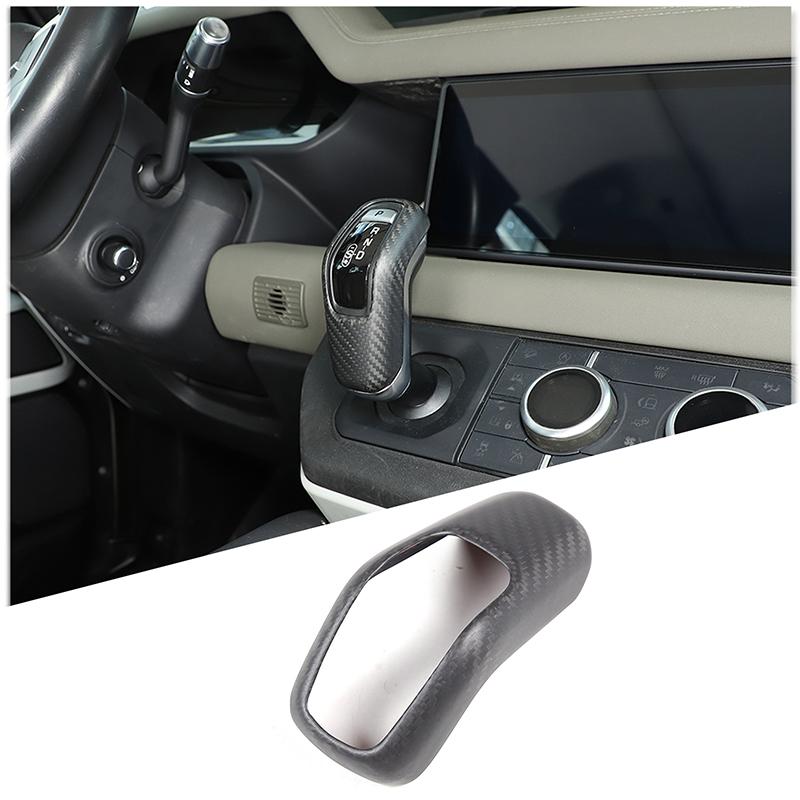 

For Land Rover Defender 90 110 2020-2026 Matte Real Carbon Fiber Car Dashboard Console Gear Shift Panel Cover Trim Stickers