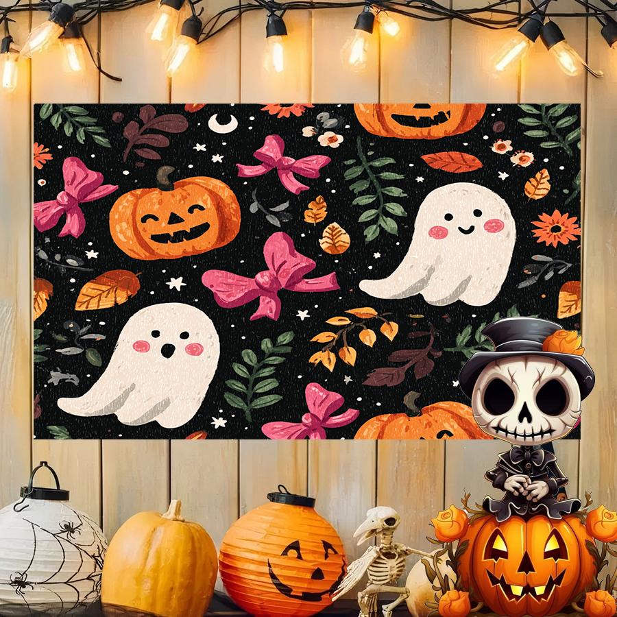 Ghost with a Cup Background Cloth Hanging Cloth Bedroom Bedside Decorative Wall Cloth Rental Dormitory Tapestry