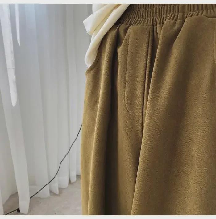 Women's Retro Japanese & Korean Casual Carrot Pants – Versatile Spring/Autumn Wide-Leg Harem Bloomers