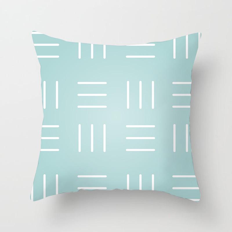 American Pattern Geometric Pillowcase Home Sofa Cushion Pillowcase