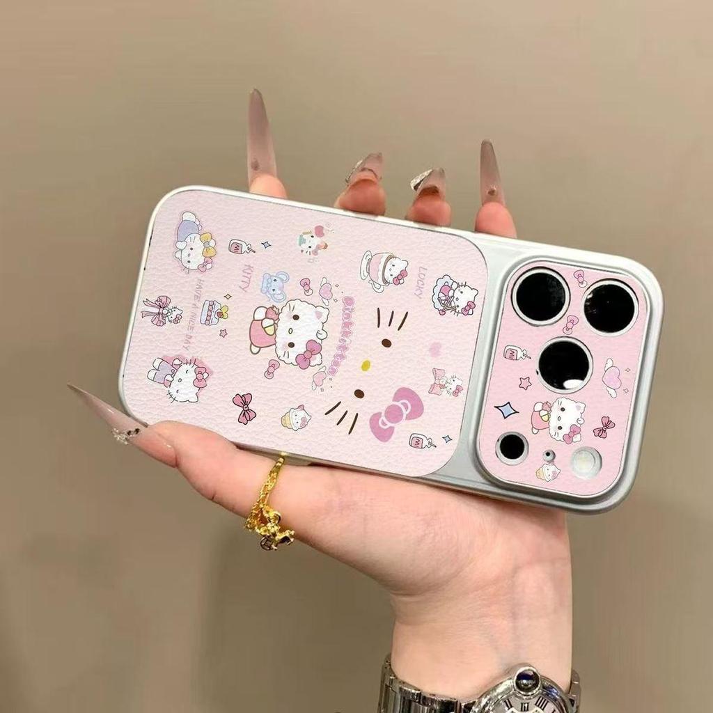 Cute Pink KT Cat iPhone 17/16/15/14 Pro Max Case