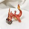 Adorável Conjunto de Evolução Charizard em PVC Apresentando Fofo Dragão de Fogo e Figura Charmander