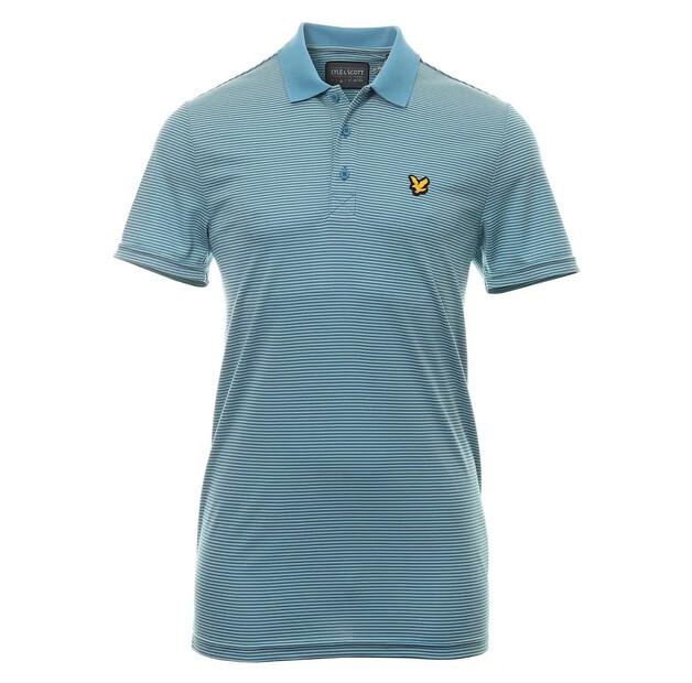 

Lyle & Scott Light Microstripe поло с короткими рукавами 2XL