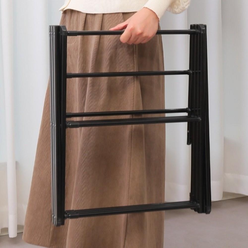 Collapsible Clothes Drying Rack 3-Layer Laundry Stand Clothing Rack Clothes Airer  Floor