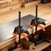 Bar Clamps for Woodworking, 8-Pack, 15.24 cm and 30.48 cm, with Spring Clamps, One-Handed Clamp/Spreader, 70 kg Load Limit, Quick Release,