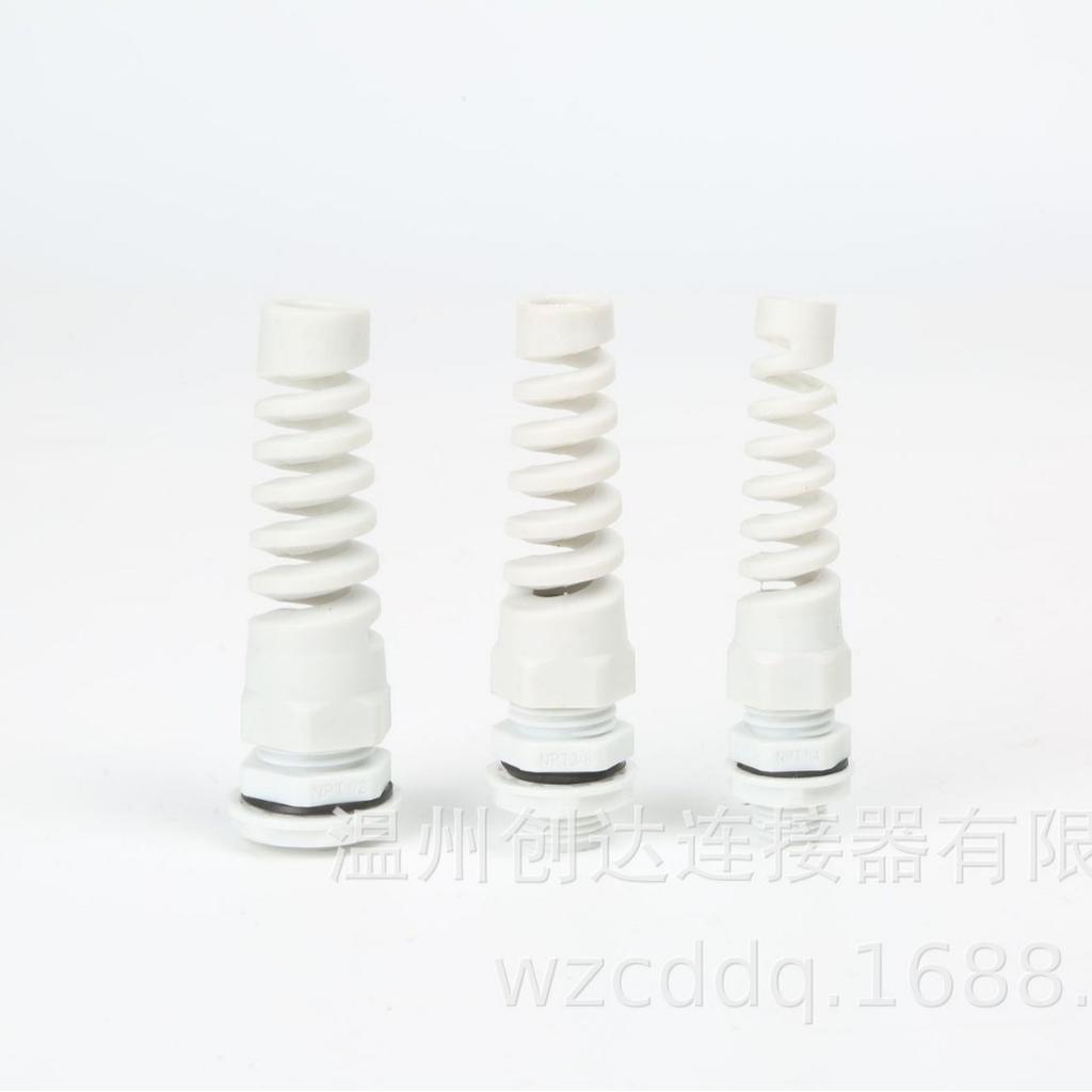 Nylon Spring-Type Anti-Bend Twist-Resistant Cable Gland (NPT/G Type)
