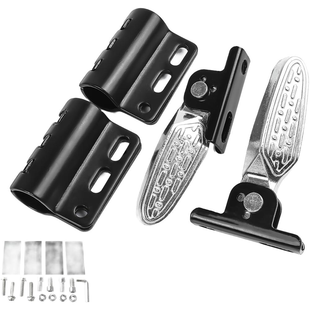 Compatible With Electric Vehicles Wide Compatibility Folding Foot Pegs As Shown In The Figure Bump Bar Fastener For Motorcycles
