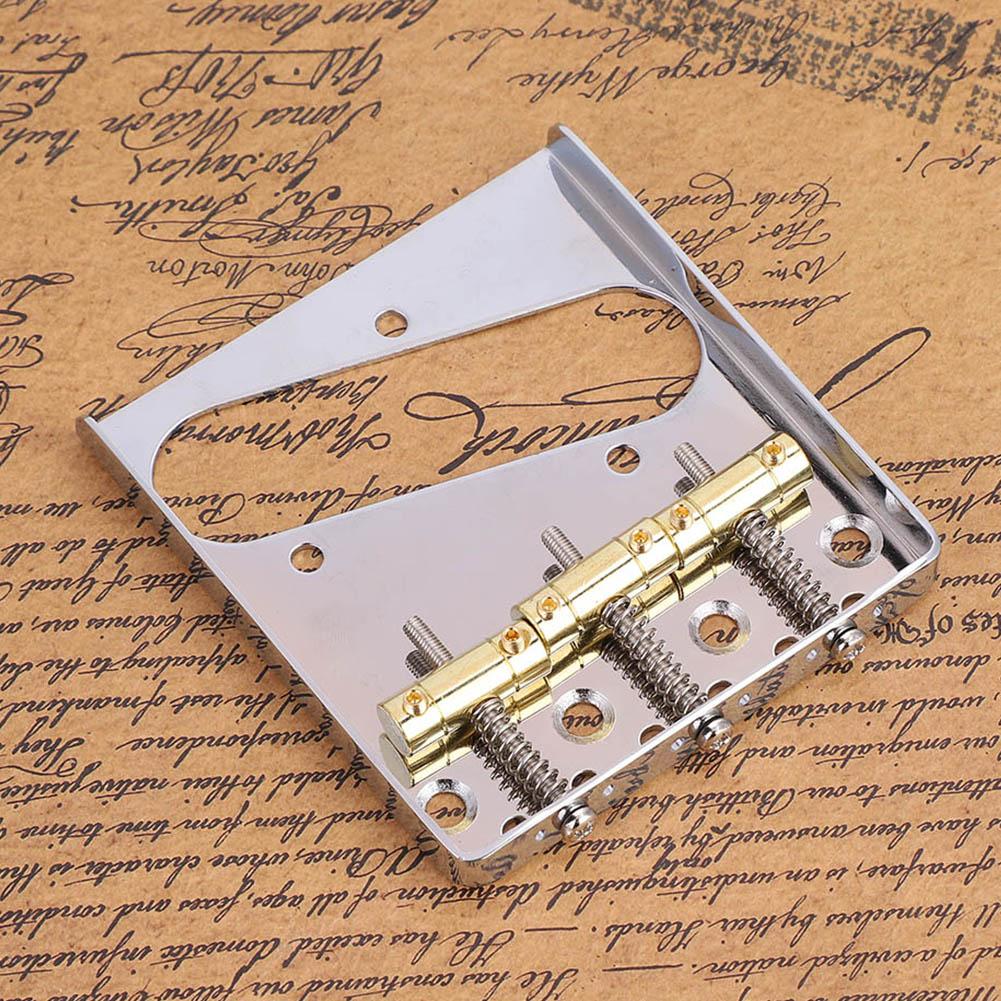 Musical 54mm 3‑Saddle 6‑String Bridge for TL Style Guitar Repair Parts