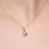 MAISON DE SHE 14K Gold Clover Necklace