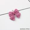 Imitation Fabric Bow Resin Pendant Earrings - DIY Jewelry Accessories