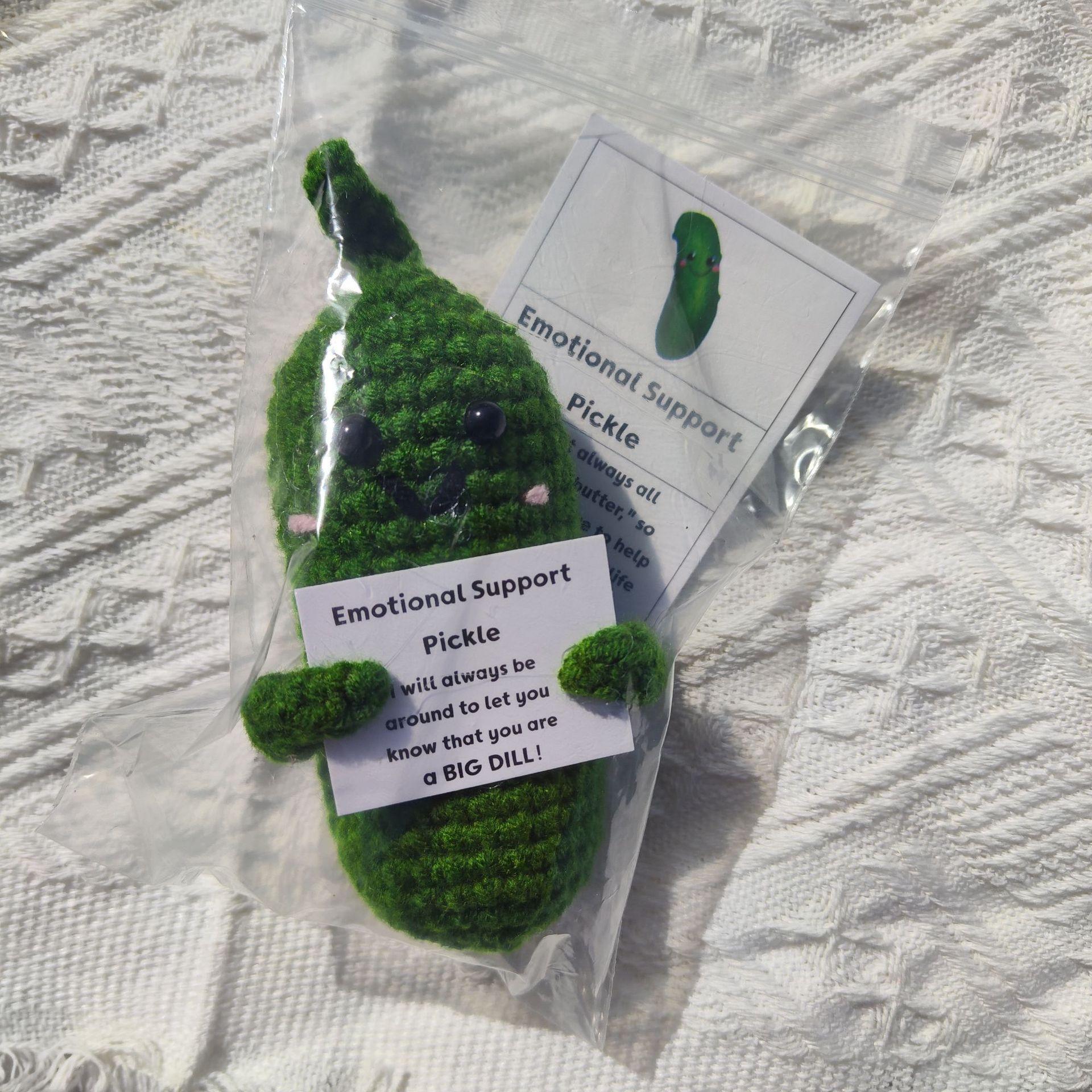 Mini Patata Portafortuna Lavorata A Maglia - Positiva E Divertente, Con Moneta Portafortuna, Regalo Di Incoraggiamento Per Amici E Famiglia