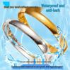 Sleek European-Style 8mm Stainless Steel Buckle Bracelet for Couples