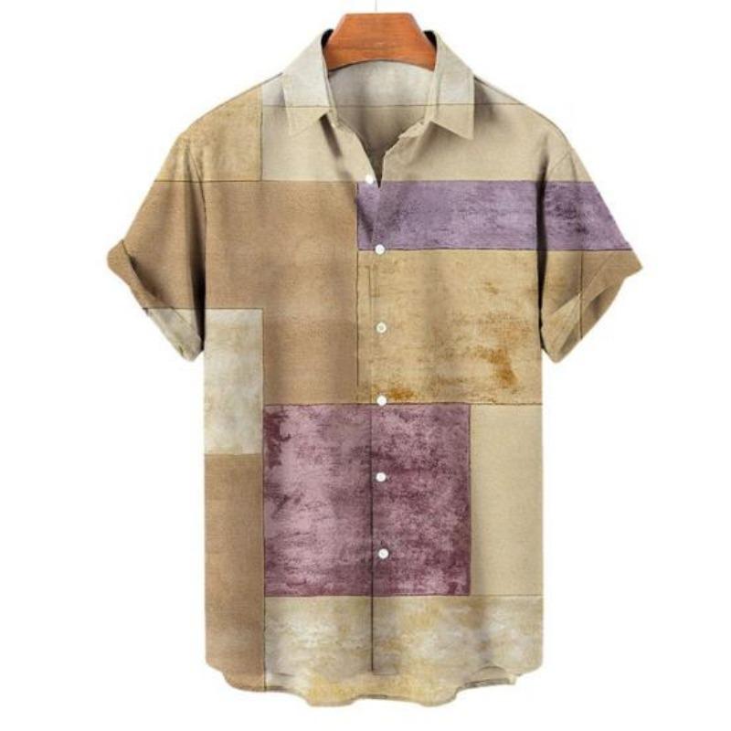 Men Summer Tops Fashion Lapel Quick Drying Men Summer Shirt Casual Men Summer Shirt Men Summer Tops Beachwear