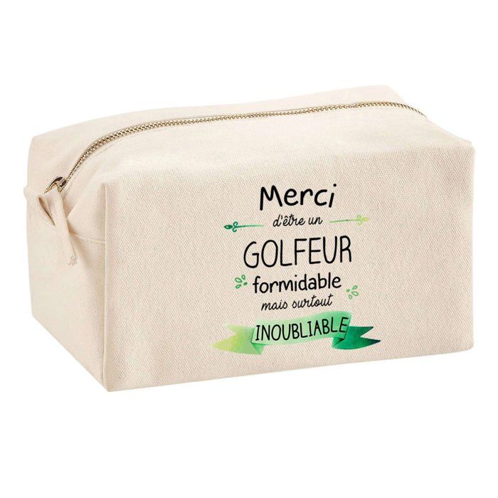 Multifunction Pouch Thank You Unforgettable Golfer Man Gift Colleague Thank You Idea | School Pencil Case Office Supplies