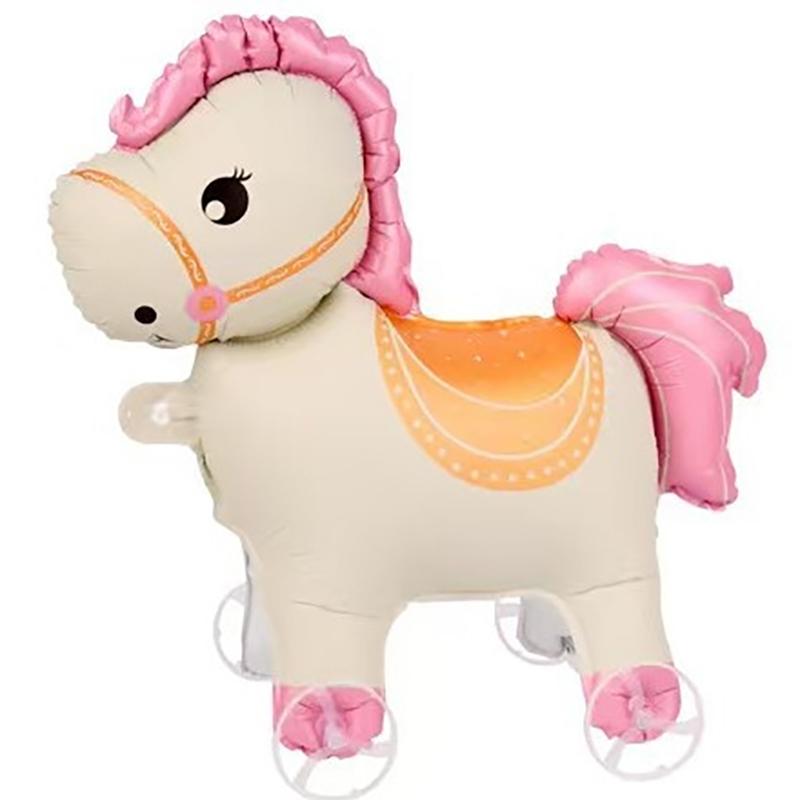 Walking Animal Foil Balloons With Rolling Wheels Perfect For Kids Birthday Parties Outdoor Garden Activities