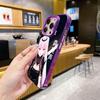 Holo Mori Calliope Purple Translucent Mobile Phone Case for iPhone 17 16 15 14 13 12 11 X XR XS Air Pro Max Plus Colorful Cover