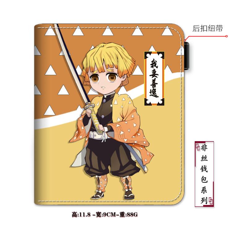 Japan cartoon comics Demon Slayer Stylish Vertical Bag Card Holder Coin Purse 0027