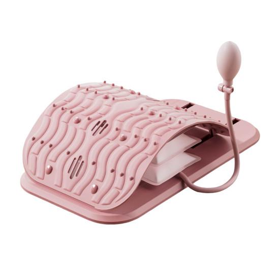 Back Stretcher Adjustable Lumbar Traction Device Pain Relief Ergonomic Spine