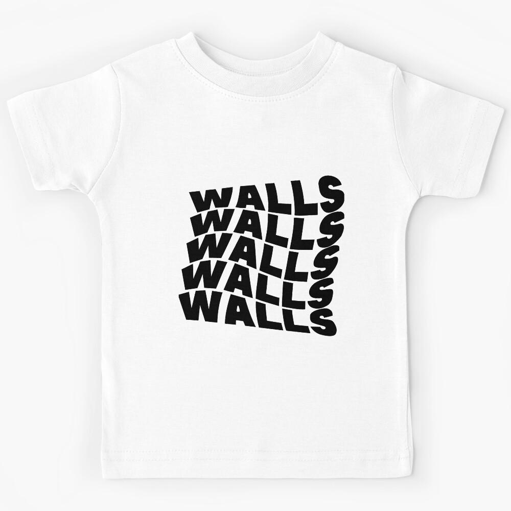 WALLS (Louis Tomlinson) black Kids T-Shirt 160