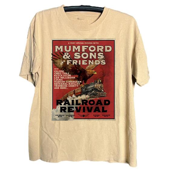 Mumford & Sons Railroad Revival Tour  Full Size S-5XL SS977 Unisex T-Shirt XXXXL