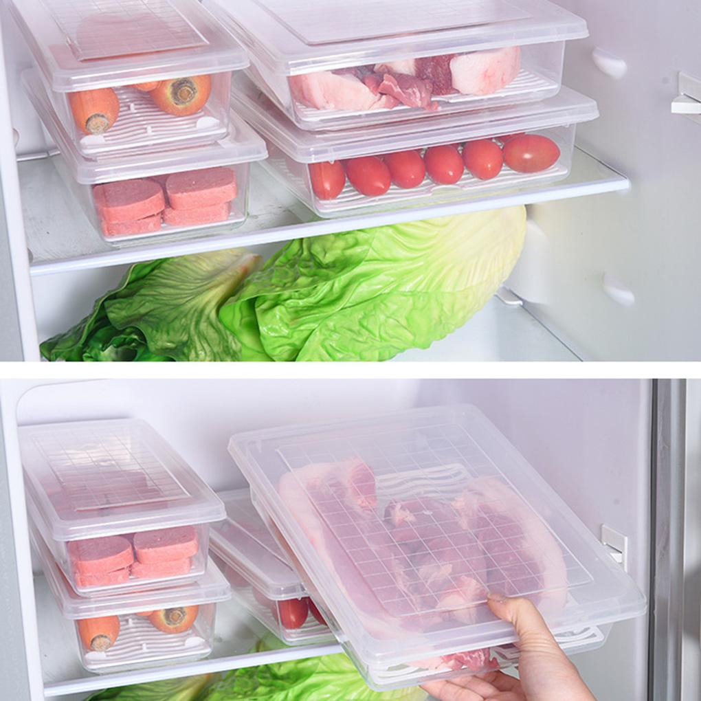 Kitchen Food Fruit Storage Containers Refrigerator Case Plastic Box
