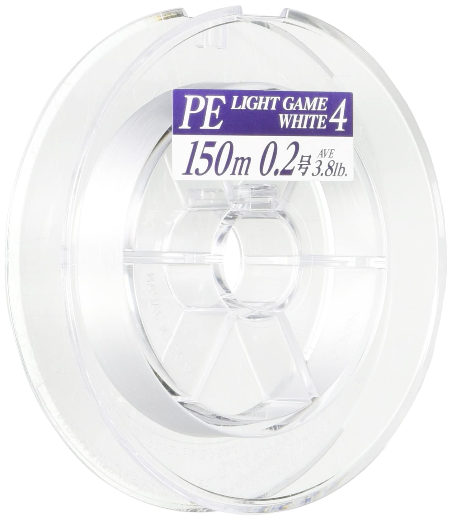 YAMATOYO PE Line PE Light Game 150m White 0.2 3.8lb 4-strand белый