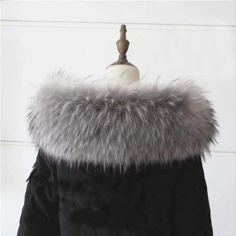 

Косплей Одежда Меховой Воротник Ханфу Меховой Воротник Пуховик Имитация Енота Пальто Сверхдлинный Меховой Воротник Съемный Меховой Шарф Шаль 90cm