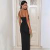 Summer Hanging Neck Sheath Backless Waistless Long Dresses