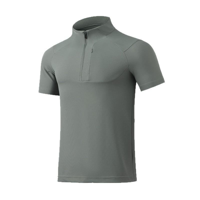 Waffle Quick-drying T-shirt Men's Sports Running Women's Short-sleeved Couple's Cold Silk Quick-drying Clothes High-quality Sportswear