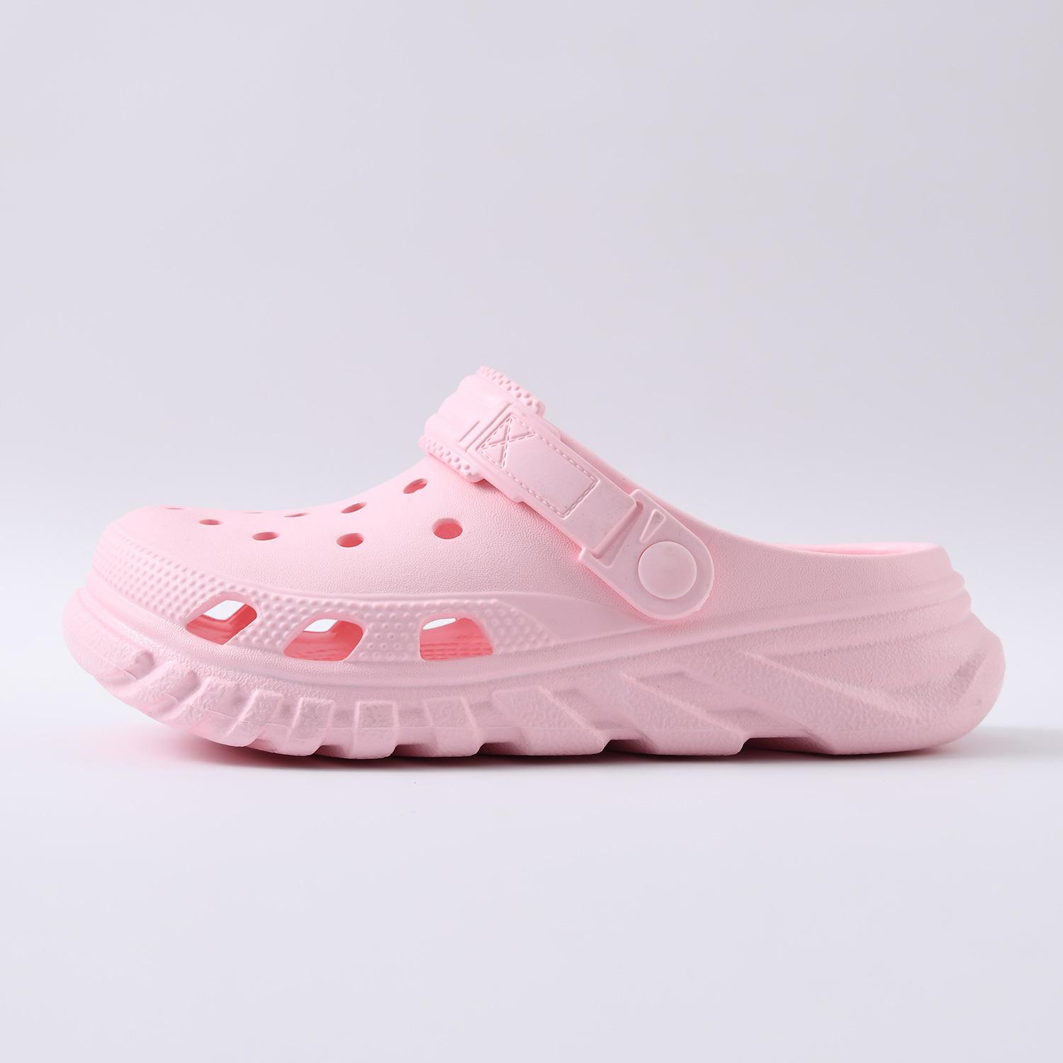 

Мужские сандалии удобны и универсальны для летних путешествий, дышащие, износостойкие и нескользящие, пляжная вечеринка для пар, прямые волосы 39-40 розовый