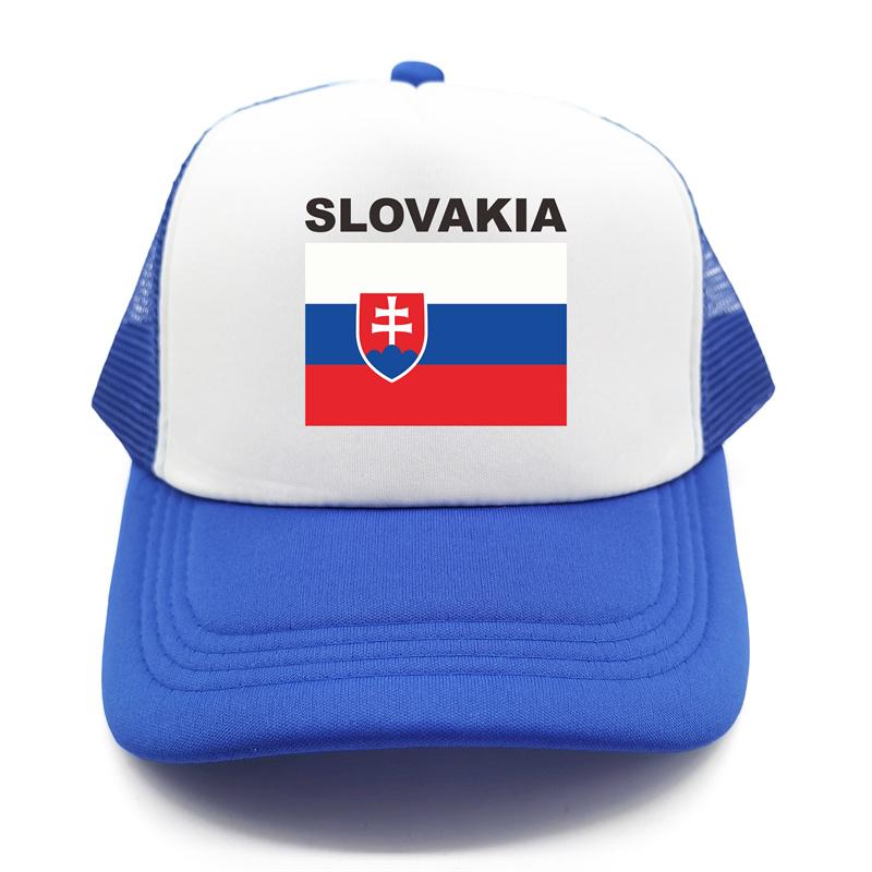 Slovakia Trucker Cap Summer Unisex Cool Country Flag Hat Baseball Caps Unisex Outdoor Mesh Net Caps