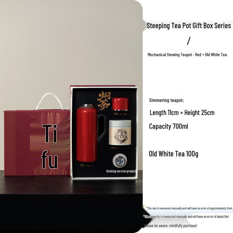 

Yiyan Insulated Stainless Steel Temperature Display Teapot - Portable Stewing Pot and High-End Gift Warm Water Bottle