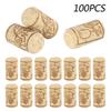 100Pcs Tapered Wine Cork Reusable Natural Wood Corks Portable Sealing Wine Stopper For Wine Bottle Keeper Kitchen Accessories