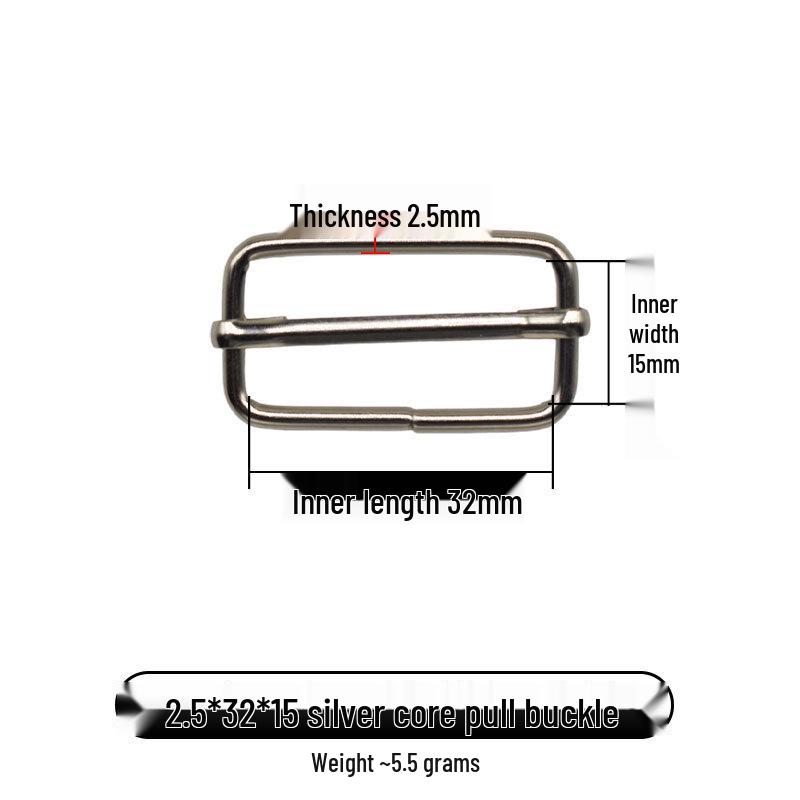 Iron Metal Square Buckles for Luggage Hardware Accessories