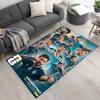 Messi Customize Your Name Area Rug Design for Outdoor Entryway Kitchen Living Rooms Anti-slip Rug Anime Office Decor Perfect Gift for Women/Men