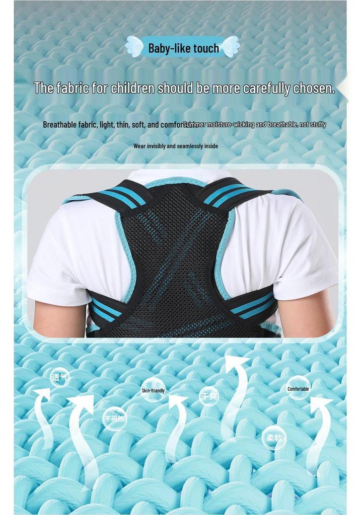 Posture Corrector Belt for Students and Adults - Anti-Choke Back Support for Men, Women, and Children