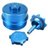 Aluminum Oil Filler Neck Sealing&Oil Filter Lid&Power Steering Reservoir Caps for BMW E46 E36 323i 328i E39 525i 528i 530i