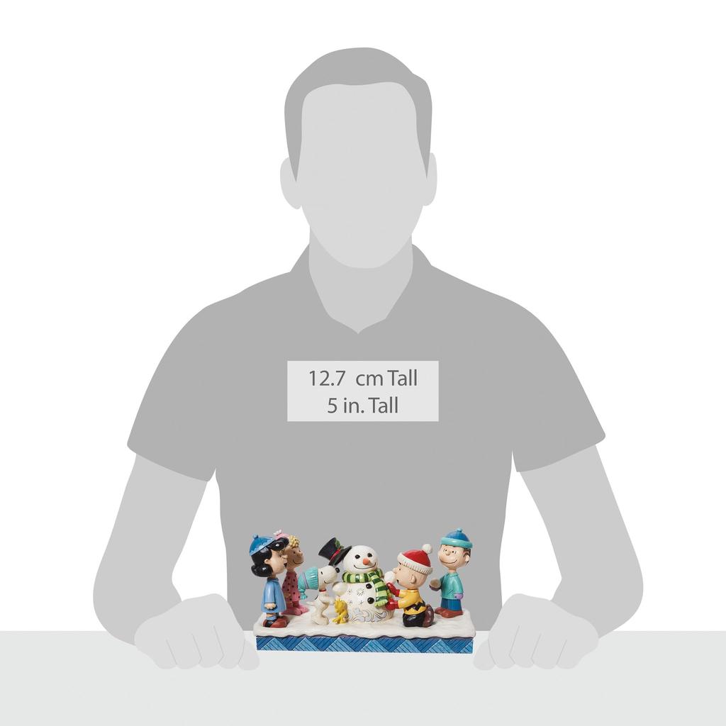 JIM SHORE Peanuts Gang Snowman 6013040 &