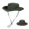 Anti-splashing Bucket Hat Outdoor Camping Plus Brim Hiking Big Head Circumference Tour Western Cowboy Men and Women