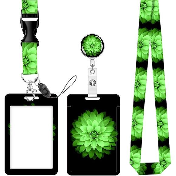 Badge Reels Retractable with Carabiner Reel Clip, ID Name Tag Work Badge Holder Belt Ferrule, Identity ID Badge Holder Cover Case for Office Work