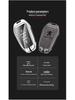 Dongfeng Peugeot 408/308/3008 Key Case - Metal, Anti-Lost Design