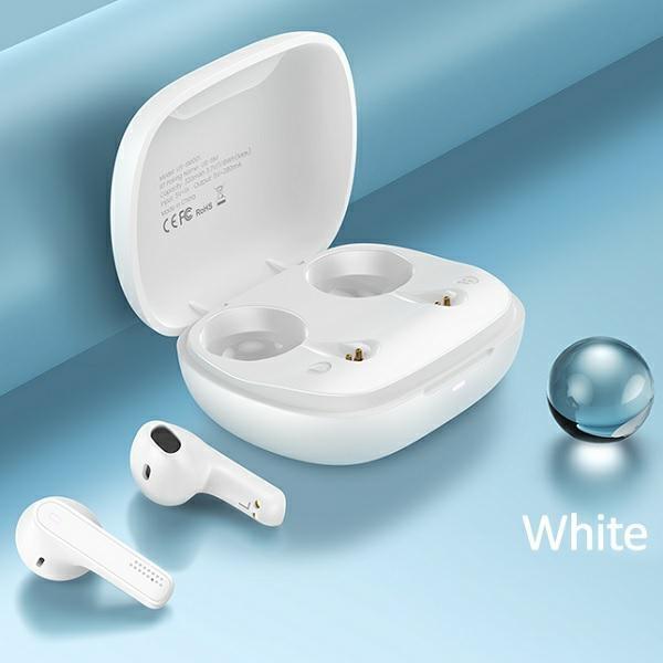 USAMS Bluetooth 5.0 Tws Smseries Wireless Headphones White/White Bhusm01 (Us-Sm001)