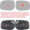 Car Mirrors for Toyota Corolla EX (2007-2013) Rearview Mirror with Reflective Lens Unheated / With Heating