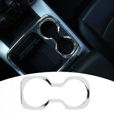Chrome Front Cup Holder Ring Trim Decor Cover Bezels For Dodge Ram 1500 2010-17