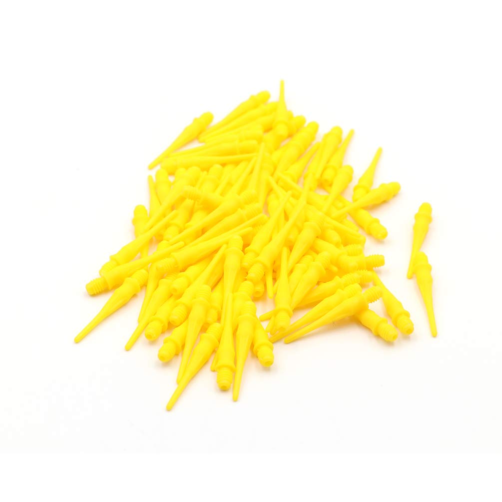 CUESOUL TOUCH-2BA soft tip dart points, 80 pieces, black жёлтый