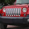 ABS Front Grill Mesh Insert Racing Grille Cover Guard Sticker Kit for Jeep Wrangler JK 2007-2017 7pcs/set