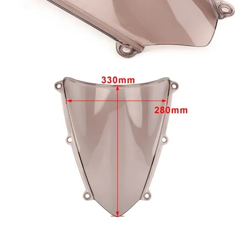 Honda for CBR600RR F52007-2009 2010 2011 2012 Motorcycle Windscreens Wind Deflectors Suitable Dual Bubble Windshield Deflector