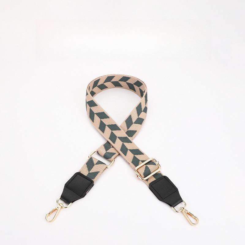 New Style Versatile Leaf Widened Bag Shoulder Strap Adjustable Shoulder Crossbody Strap Anti-gravity Long and Wide Strap