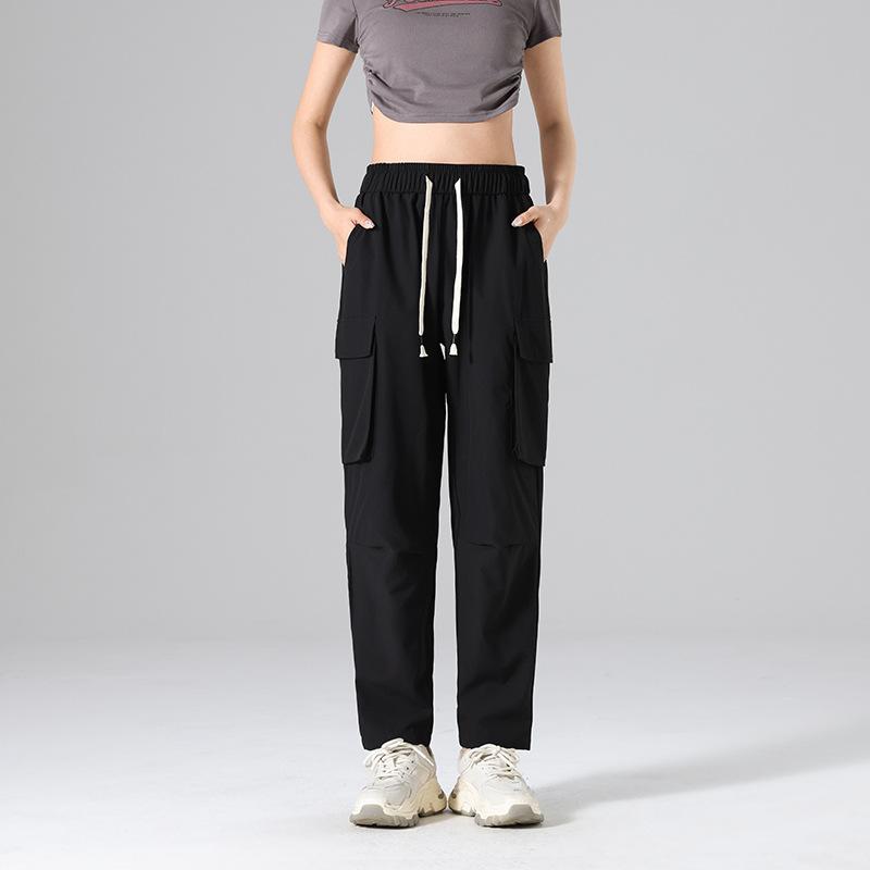 New Summer Quick Dry Cool Leg Pants Casual Loose Pants for Men and Women
