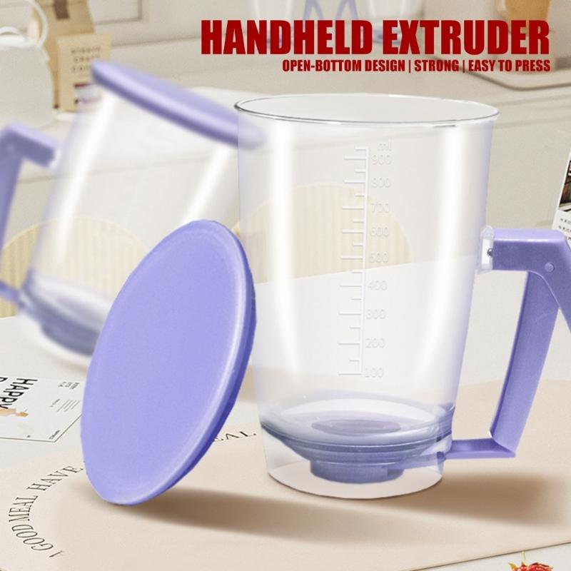 Plastic Batter Separators with Squeeze Handle and Measuring Marks Accurate Batter Distribution for Home Baking Use